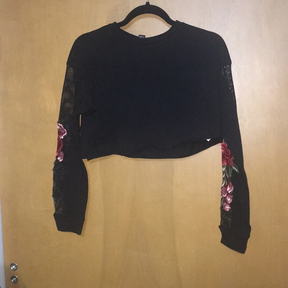 Black crop top from forever 21